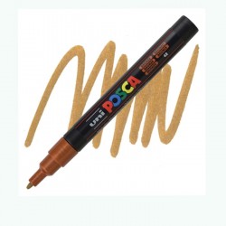 ΜΑΡΚΑΔΟΡΟΣ POSCA PC-3M ΜΠΡΟΝΖΕ
